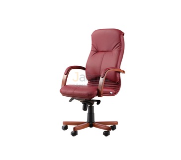 Кресло для руководителя Мара/П Кожа стандартная/база дерево