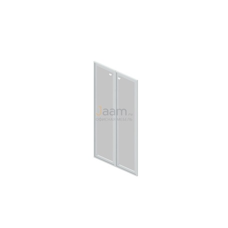 Мебель для персонала Двери стеклянные в рамке G-02