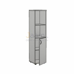 Мебель для персонала Офисный шкаф узкий, низкий ЛФ230